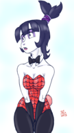 artist:lc beetlejuice_(series) lydia_deetz playboy_bunny // 1080x1920 // 1.1MB