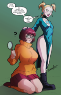 artist:swainart dusk hex_girls scooby-doo velma_dinkley // 990x1530 // 883KB