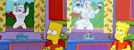 artist:goodbadartist bart_simpson the_simpsons the_white_dog // 3920x1470 // 3.6MB