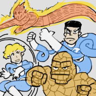 ben_grimm fantastic_four human_torch invisible_woman johnny_storm marvel mister_fantastic reed_richards sue_storm thing // 800x800 // 346KB