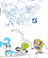 commander_peepers crossovers invader_zim jenny_wakeman lord_hater my_life_as_a_teenage_robot sylvia wander wander_over_yonder xj-9 zim // 958x1156 // 444KB
