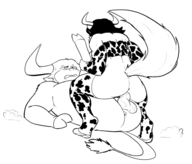 artist:necrolepsy bottomless crossovers felina_feral looney_tunes swat_kats toro_the_bull vaginal // 948x811 // 167KB