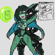 andi_benton aracely_penalba artist:tama hummingbird mania marvel selfie tentacles vaginal // 1200x1200 // 606KB