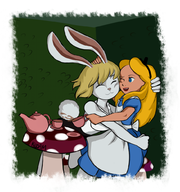 alice alice_in_wonderland artist:kusam carrot crossovers disney one_piece // 940x1000 // 658KB