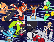 animaniacs artist:netto comics crossovers demencia diane_foxington hello_nurse helluva_boss jessica_rabbit loona lord_dominator ms._co_2025 nicole_watterson scooby-doo the_amazing_world_of_gumball the_bad_guys velma_dinkley villainous! wander_over_yonder who_framed_roger_rabbit // 2840x2190 // 421KB