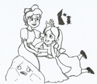 alice alice_in_wonderland artist:plum beatrice crossovers greg ms._co_2021 over_the_garden_wall wirt // 746x645 // 899KB