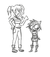 artist:niaceyanon crossovers i_can't_sleep lacey lacey_games ms._co_2024 nia // 410x470 // 65KB