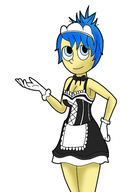 artist:drawpleb inside_out joy maid pasted_(colors) pixar // 396x600 // 697KB