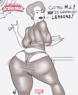 artist:jaydeviates aunt_may marvel parody ultimate_spider-man // 1782x2160 // 4.5MB