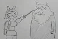 adventure_time fionna_campbell ice_thing // 3401x2316 // 2.6MB