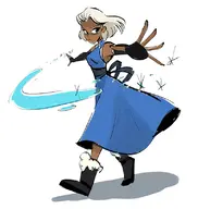 artist:brokenlynx avatar:_the_last_airbender disney frozen fusion korra lapis_lazuli queen_elsa steven_universe the_legend_of_korra // 758x800 // 190KB