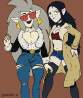 artist:senorock eda_clawthorne lilith_clawthorne the_owl_house // 1620x1912 // 556KB