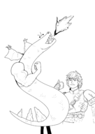 crossovers dreamworks hiccup_horrendous_haddock_iii homestar_runner_(series) how_to_train_your_dragon trogdor_the_burninator // 2480x3508 // 1001KB