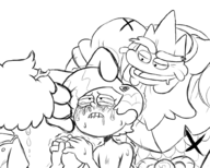 amphibia anne_boonchuy artist:bluejr king_andrias_leviathan marcy_wu // 1000x800 // 378KB