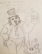 artist:pissed_off_fat_guy crossovers cryptkeeper svengoolie tales_from_the_crypt // 2390x3104 // 3.9MB