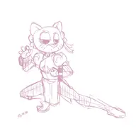 artist:raph13 capcom chun-li cosplay nicole_watterson street_fighter the_amazing_world_of_gumball // 2000x2000 // 211KB