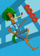 artist:jacinth coco coco_bandicoot crash_bandicoot_(series) foster's_home_for_imaginary_friends fusion // 1517x2149 // 3.7MB