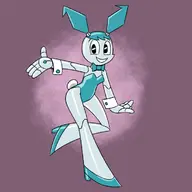 artist:carelessdoodler jenny_wakeman my_life_as_a_teenage_robot playboy_bunny xj-9 // 750x750 // 262KB