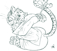 artist:redout caturday leopard_newscaster zootopia // 541x484 // 140KB