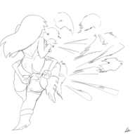 artist:liefeldianabomination enid_mettle ok_ko!_let's_be_heroes punching_judy // 1500x1496 // 419KB