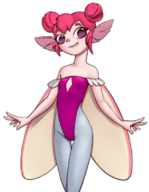 artist:spacechoochoo capcom cosplay darkstalkers flutterina lilith masters_of_the_universe she-ra_and_the_princesses_of_power // 621x800 // 309KB