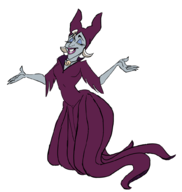 artist:fudgy_fart disney fusion maleficent mother_gothel sleeping_beauty tangled the_little_mermaid ursula // 949x1000 // 166KB