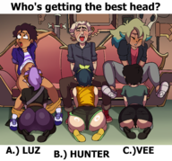 amity_blight artist:shupitu-laka hunter luz_noceda masha parody the_owl_house vee willow_park // 5100x4747 // 2.9MB