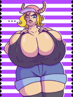 coc breast_quest briana cosplay lucoa miss_kobayashi's_dragon_maid // 1500x2000 // 101KB