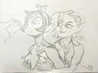 amity_blight artist:luzanon the_owl_house topless willow_park // 1500x1125 // 330KB