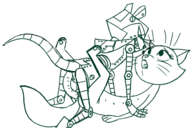 artist:redout caturday commander_clark dildo lieutenant_kitty panther vaginal // 654x436 // 135KB