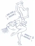 animaniacs artist:chadrocco giraffe_maid the_hip_hippos // 1160x1532 // 565KB