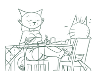 ss artist:redout bottomless caturday eddie_puss footjob incest mother_puss the_complex_adventures_of_eddie_puss // 1600x1200 // 515KB