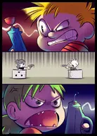 artist:vaporotem calvin calvin_and_hobbes comics crossovers yotsuba yotsuba&! // 860x1200 // 1.2MB