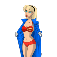 artist:dustovel dc kara_zor-el supergirl // 1598x1598 // 643KB