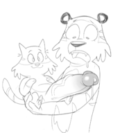 artist:dbaru caturday lilly nude tig tig_and_lilly // 1056x1241 // 366KB