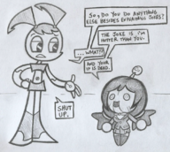 artist:seabthevortian crossovers jenny_wakeman joke-explainer_7000 my_life_as_a_teenage_robot xj-9 // 1072x960 // 1.6MB