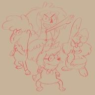 claire dade fee harvey_beaks_(series) kamen_rider kratz parody // 1290x1288 // 439KB