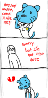 anonymous artist:jegc comics nicole_watterson the_amazing_world_of_gumball // 248x508 // 50KB