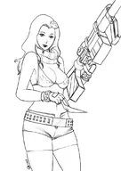 artist:hawkgirl asami_sato avatar:_the_last_airbender cosplay the_legend_of_korra yoko_littner // 800x1132 // 254KB