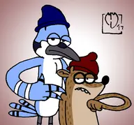 artist:anthropolog_itr mordecai parody regular_show rigby run_the_jewels // 768x716 // 121KB