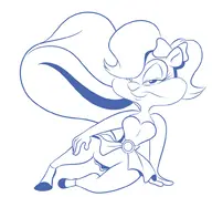 artist:chadrocco fifi_la_fume looney_tunes tiny_toon_adventures // 990x919 // 350KB