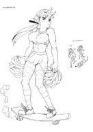 artist:magi my_life_me sandra_le_blanc // 777x1100 // 128KB