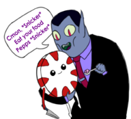 adventure_time hunson_abadeer peppermint_butler squigl // 1000x905 // 322KB