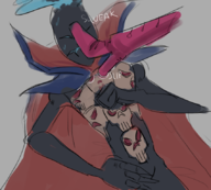 clemendew demongo samurai_jack scaramouche // 850x768 // 352KB