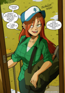 artist:swainart comics gravity_falls wendy_corduroy // 990x1422 // 1.4MB