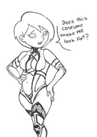 alice_tompkins artist:grubberpix cosplay mileena mortal_kombat the_critic // 850x1200 // 119KB