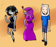 adventure_time artist:anonopus finn_mertens marceline princess_bubblegum // 1001x838 // 238KB
