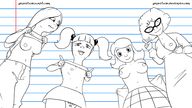 artist:generalscot cheerleader homestar_runner_(series) so_and_so teen_girl_squad the_ugly_one what's_her_face // 1920x1080 // 511KB