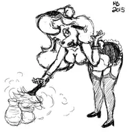 artist:hentaiboy julie_bruin looney_tunes tiny_toon_adventures // 614x614 // 89KB