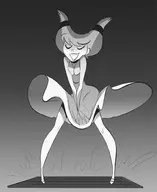 artist:brokenlynx dc jinx marilyn_monroe parody teen_titans // 800x976 // 1.1MB